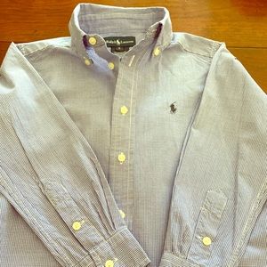 Boys Ralph Lauren Check Button Down
